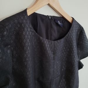 Madewell Fitted Brocade Dress